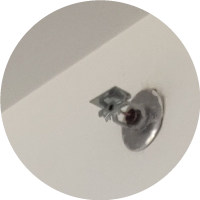 fire alarm and sprinklers