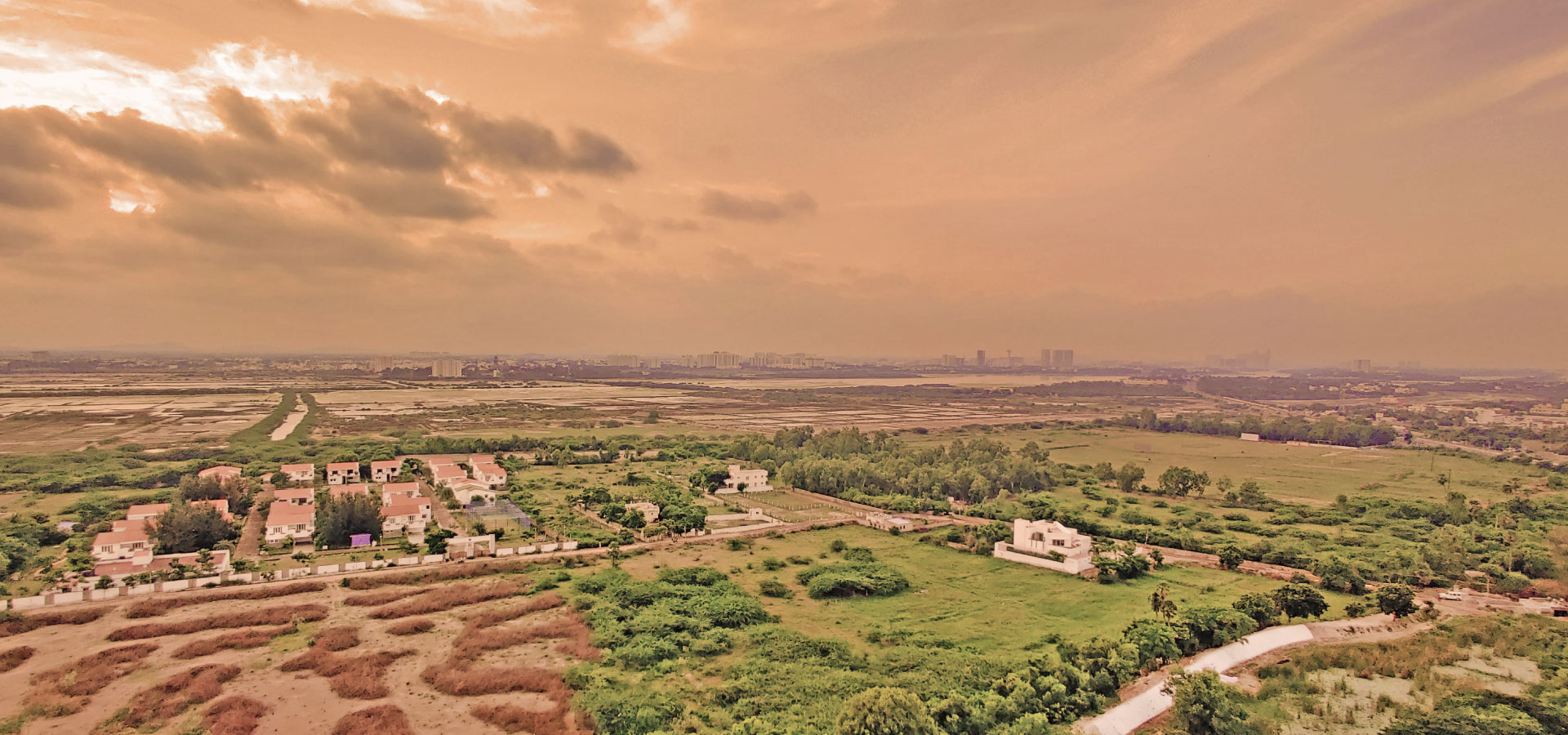 lagoon facing apartments